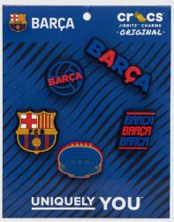 Crocs gyerek papucs dísz FC Barcelona 5 db - kék Univerzális méret