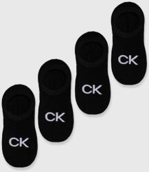 Calvin Klein zokni 4 pár fekete, női, 701220509 - fekete Univerzális méret