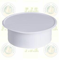 Füstcsőmester alumínium faldugó Szinterezett fehér (egyedi) (Ø180mm)