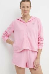 GUESS felső SKYLAR rózsaszín, női, sima, kapucnis, V4GQ09 K8802 - rózsaszín L