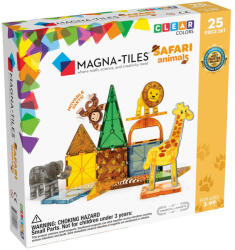 Magna-Tiles Safari Animals, set magnetic Jucarii de constructii magnetice