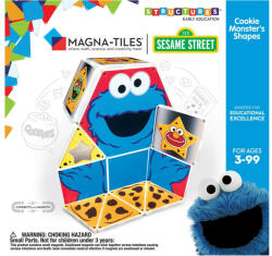 Magna-Tiles Magna-Tiles, Invata formele, Cookie Shapes, 17 piese