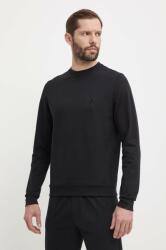 HUGO BOSS pamut pulóver otthoni viseletre fekete, sima, 50515186 - fekete XL
