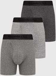 Abercrombie & Fitch boxeralsó 3 db szürke, férfi - szürke XL - answear - 14 990 Ft