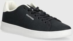 Tommy Hilfiger sportcipő COURT CUPSOLE PIQUE TEXTILE sötétkék, FM0FM04967 - sötétkék Férfi 45