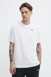 New Era pamut póló fehér, férfi, nyomott mintás - fehér S - answear - 13 990 Ft