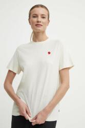 Fjallraven t-shirt Hemp Blend T-shirt női, bézs, F14600163 - bézs XS