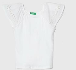 Benetton gyerek póló fehér - fehér 140 - answear - 10 990 Ft