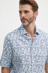 Tommy Hilfiger lenvászon ing galléros, regular, MW0MW35324 - kék 39