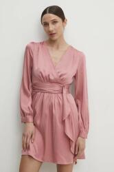 ANSWEAR ruha rózsaszín, mini, harang alakú - rózsaszín M - answear - 25 990 Ft