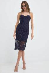 Bardot ruha FLORENCE sötétkék, midi, testhezálló, 58401DB - sötétkék L