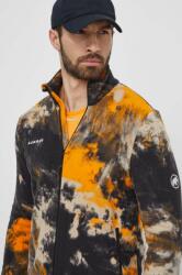 MAMMUT sportos pulóver Innominata Light narancssárga, mintás - narancssárga L - answear - 48 990 Ft