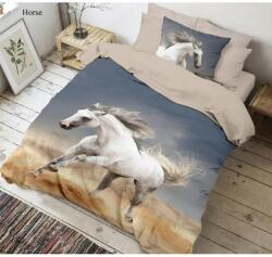 Kvalitex Lenjerie de pat din bumbac Kvalitex Horse 3D , 140x 200 cm, 70 x 90 cm