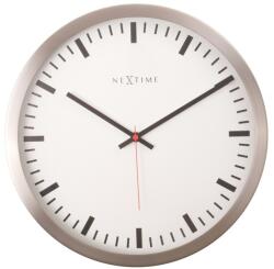 NeXtime 2520 Stripe White Wall Clock