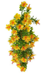 4-Home Floare artificială Hibiscus portocaliu, 40 cm