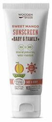  WoodenSpoon Fényvédő tej Mango Baby & Family SPF 50 (Tanning Body Lotion) 100 ml