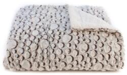 4-Home Pătură cu blăniță Petra maro, 150 x 200 cm