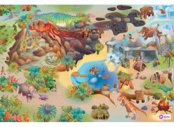 Domarex Covor pentru copii Domarex Little Hippo Dinosaurs , 75 x 112 cm Covor