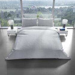4-Home Lenjerie de pat creponată alb , 140 x 200 cm, 70 x90 cm