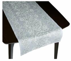 BellaTEX Traversă de masă Bellatex dantelă gri , 50 x 200 cm, 50 x 200 cm Fata de masa