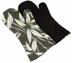 Bellatex Mănuși pentru grătar Bamboo negru , 22 x46 cm, 2 buc