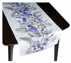 BellaTEX Traversă de masă Bellatex Panseluțe mov , 50 x 140 cm, 50 x 140 cm Fata de masa