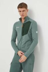 MAMMUT sportos pulóver Taiss Light zöld, nyomott mintás - zöld XL