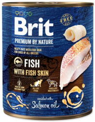  Brit Premium by Nature halkonzerv bőrrel 800g