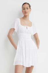 Hollister Co Hollister Co. ruha fehér, mini, harang alakú - fehér XS - answear - 19 990 Ft