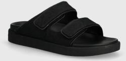Calvin Klein papucs FLAT ADJ SLIDE MONOCQ fekete, női, HW0HW01955 - fekete Női 38