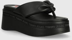 Tommy Jeans flip-flop TJW WEDGE SANDAL fekete, női, platformos, EN0EN02457 - fekete Női 40