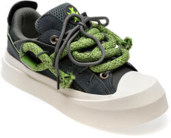 REPUSEN Pantofi casual REPUSEN gri, 18310, din material textil si piele ecologica 44