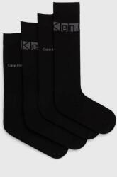 Calvin Klein zokni 4 pár fekete, férfi, 701229665 - fekete Univerzális méret