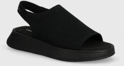 Calvin Klein Jeans szandál SLING KNIT SANDAL MG UC fekete, női, platformos, YW0YW01346 - fekete Női 37