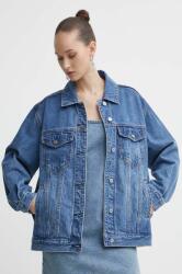 Abercrombie & Fitch farmerdzseki női, átmeneti, oversize - kék XL - answear - 34 990 Ft