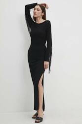 ANSWEAR ruha fekete, maxi, testhezálló - fekete S - answear - 34 990 Ft