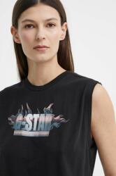 G-Star pamut top fekete - fekete S