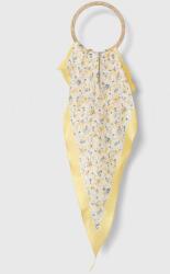 Lauren Ralph Lauren selyem kendő sárga, mintás, 454943706 - sárga Univerzális méret