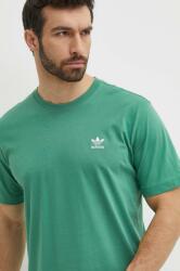 adidas Originals pamut póló zöld, férfi, sima, IN0671 - zöld M