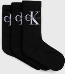 Calvin Klein Jeans zokni 3 pár fekete, női, 701220515 - fekete Univerzális méret