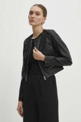 Answear Lab rövid kabát női, fekete, átmeneti - fekete L - answear - 24 990 Ft