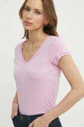 Sisley t-shirt női, rózsaszín - rózsaszín XL - answear - 9 290 Ft