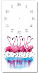 Wallmuralia. hu Téglalap alakú üvegóra Flamingók 30x60 cm fehér