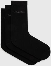 Calvin Klein zokni 3 pár fekete, női, 701226676 - fekete Univerzális méret