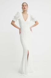 Rotate esküvői ruha Lace Puffy bézs, maxi, testhezálló, 112172857 - bézs 40