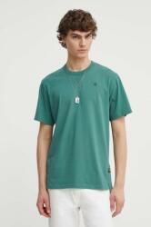G-Star Raw pamut póló zöld, férfi, sima - zöld S - answear - 15 990 Ft
