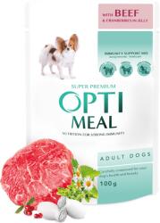 Optimeal nedves kutyatáp marhahússal és áfonyaszósszal 12x100g