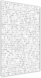 Wallmuralia. hu Akril üveg kép Bináris kód 70x100 cm 2 fogantyú