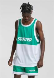 Starter Split Mesh Tank Top c. green/white