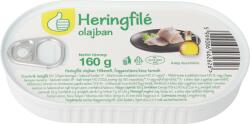Auchan Heringfilé olajban 160 g